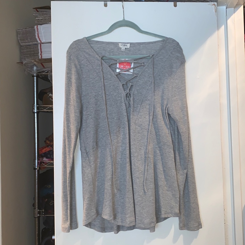 NWT Tie Up Top